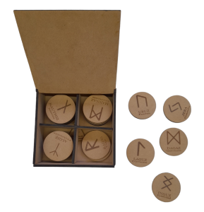 Runas Vikingas en madera 